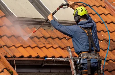Démoussage et hydrofuge de toiture à Fellering